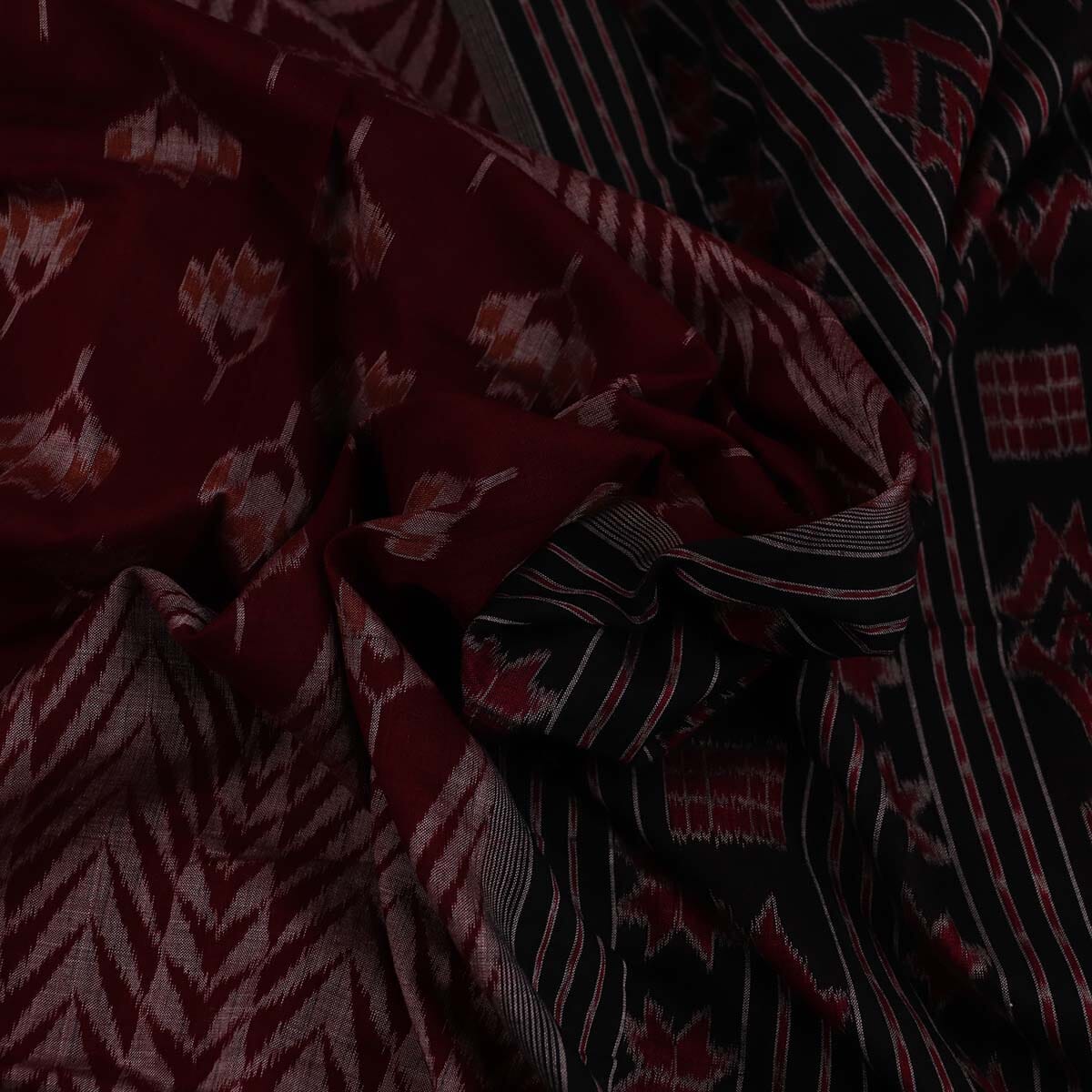 Handloom Sambalpuri Cotton Ikkat Saree Handloom Saree_Sambalpuri Cotton Priyadarshini Handloom 