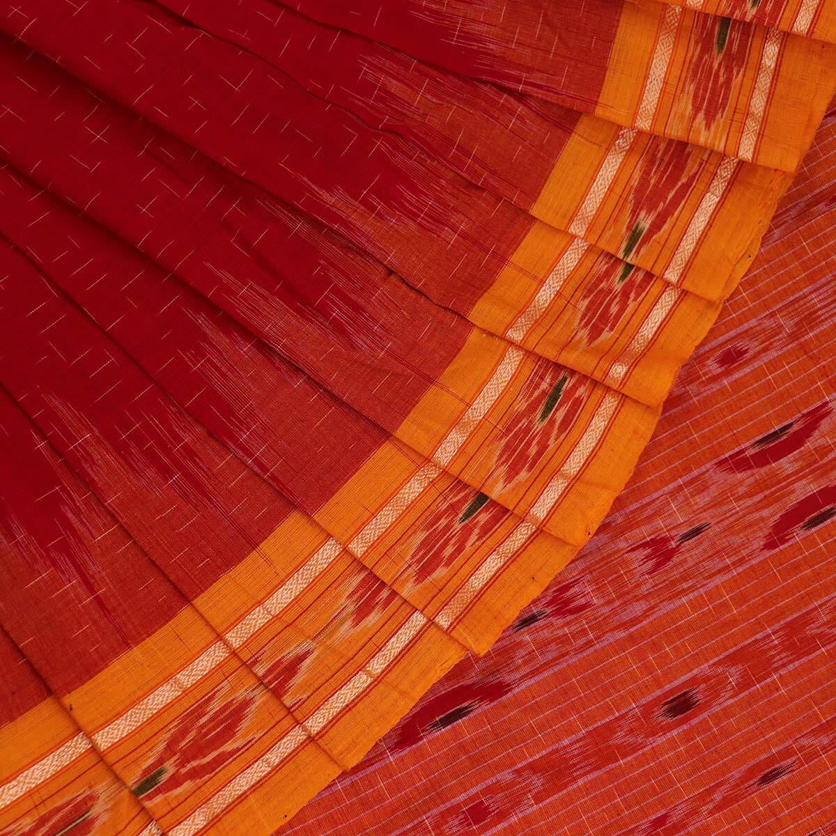 Handloom Sambalpuri Cotton Ikkat Saree Handloom Saree_Sambalpuri Cotton Priyadarshini Handloom 