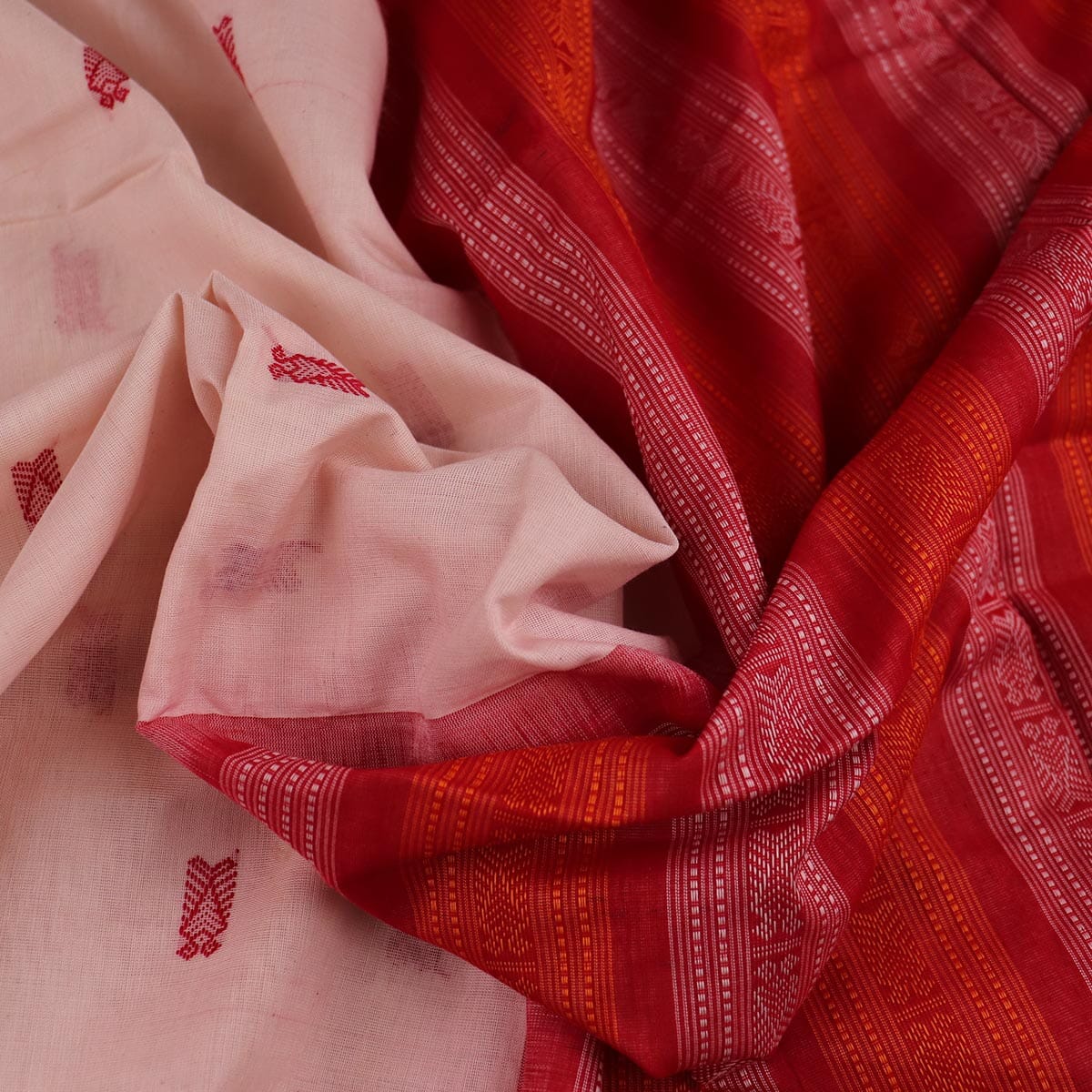 Handloom Sambalpuri Cotton Ikkat Saree Handloom Saree_Sambalpuri Cotton Priyadarshini Handloom 