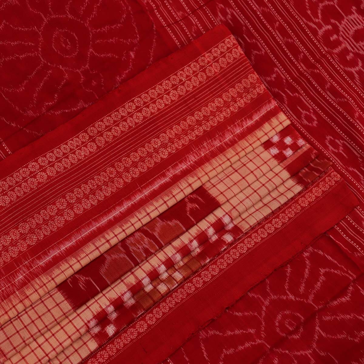 Handloom Sambalpuri Cotton Ikkat Saree Handloom Saree_Sambalpuri Cotton Priyadarshini Handloom 