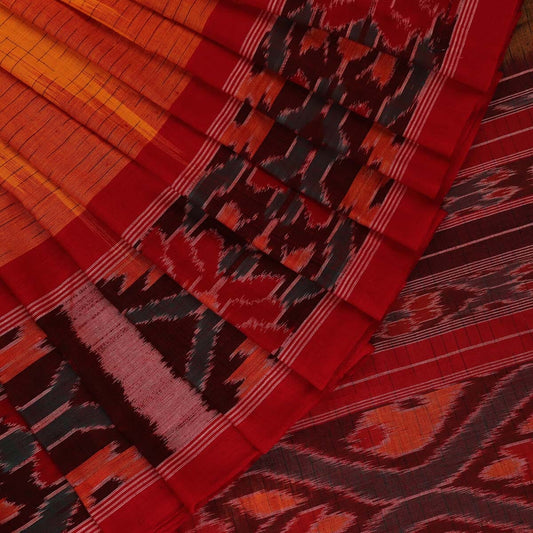 Handloom Sambalpuri Cotton Ikkat Saree Handloom Saree_Sambalpuri Cotton Priyadarshini Handloom 