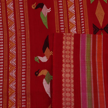 Handloom Sambalpuri Cotton Ikkat Saree Handloom Saree_Sambalpuri Cotton Priyadarshini Handloom 