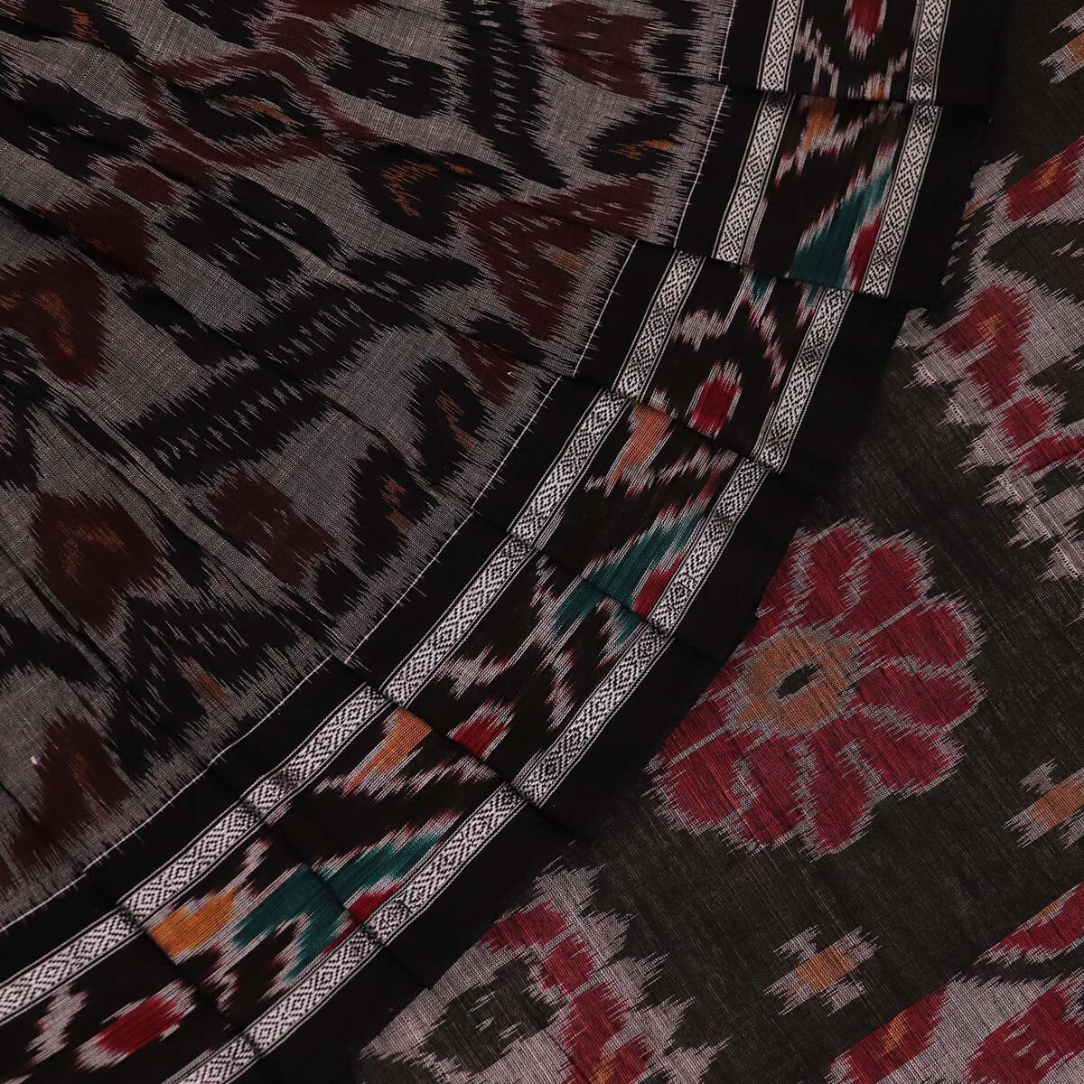 Handloom Sambalpuri Cotton Ikkat Saree Handloom Saree_Sambalpuri Cotton Priyadarshini Handloom 