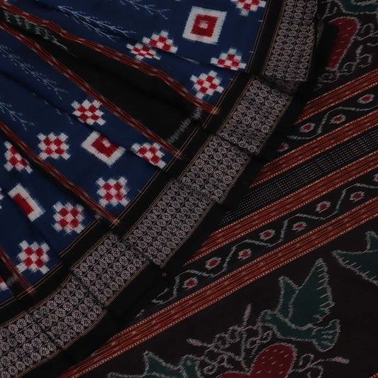 Handloom Sambalpuri Cotton Ikkat Saree Handloom Saree_Sambalpuri Cotton Priyadarshini Handloom 