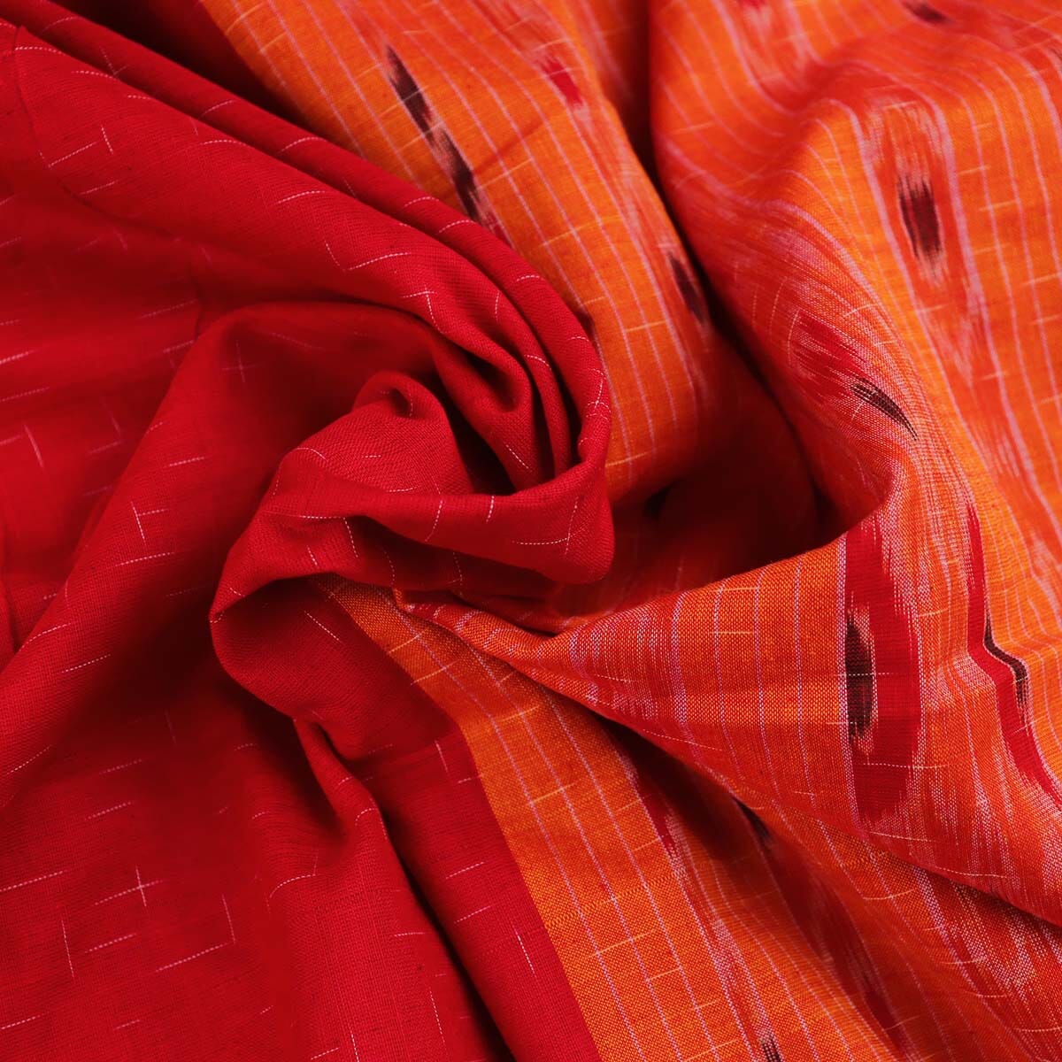 Handloom Sambalpuri Cotton Ikkat Saree Handloom Saree_Sambalpuri Cotton Priyadarshini Handloom 