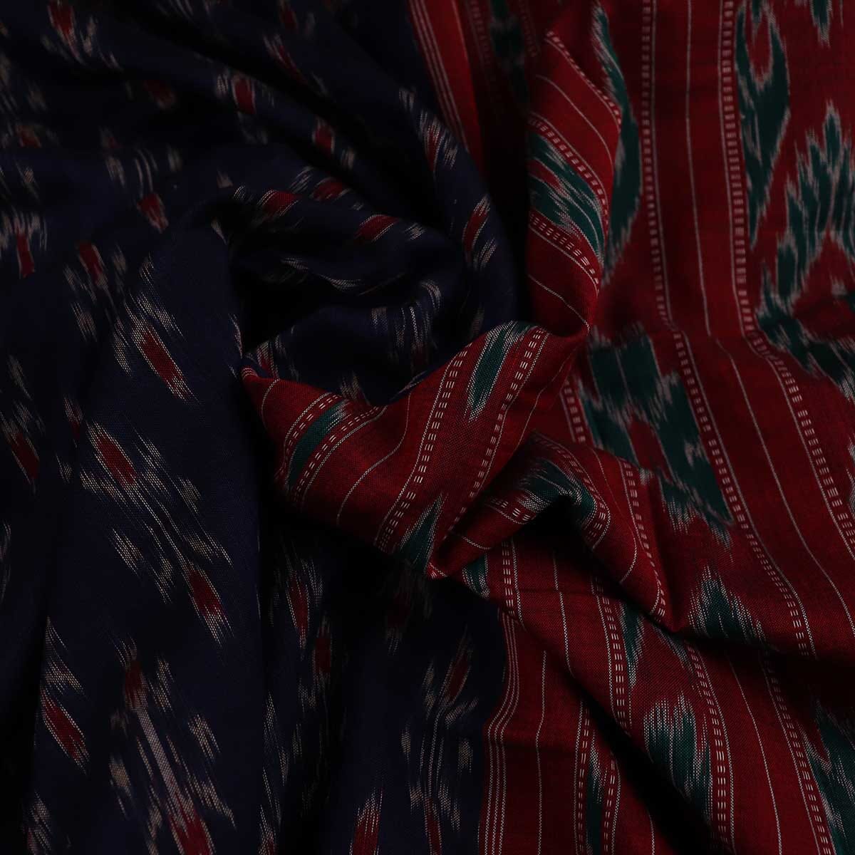 Handloom Sambalpuri Cotton Ikkat Saree Handloom Saree_Sambalpuri Cotton Priyadarshini Handloom 