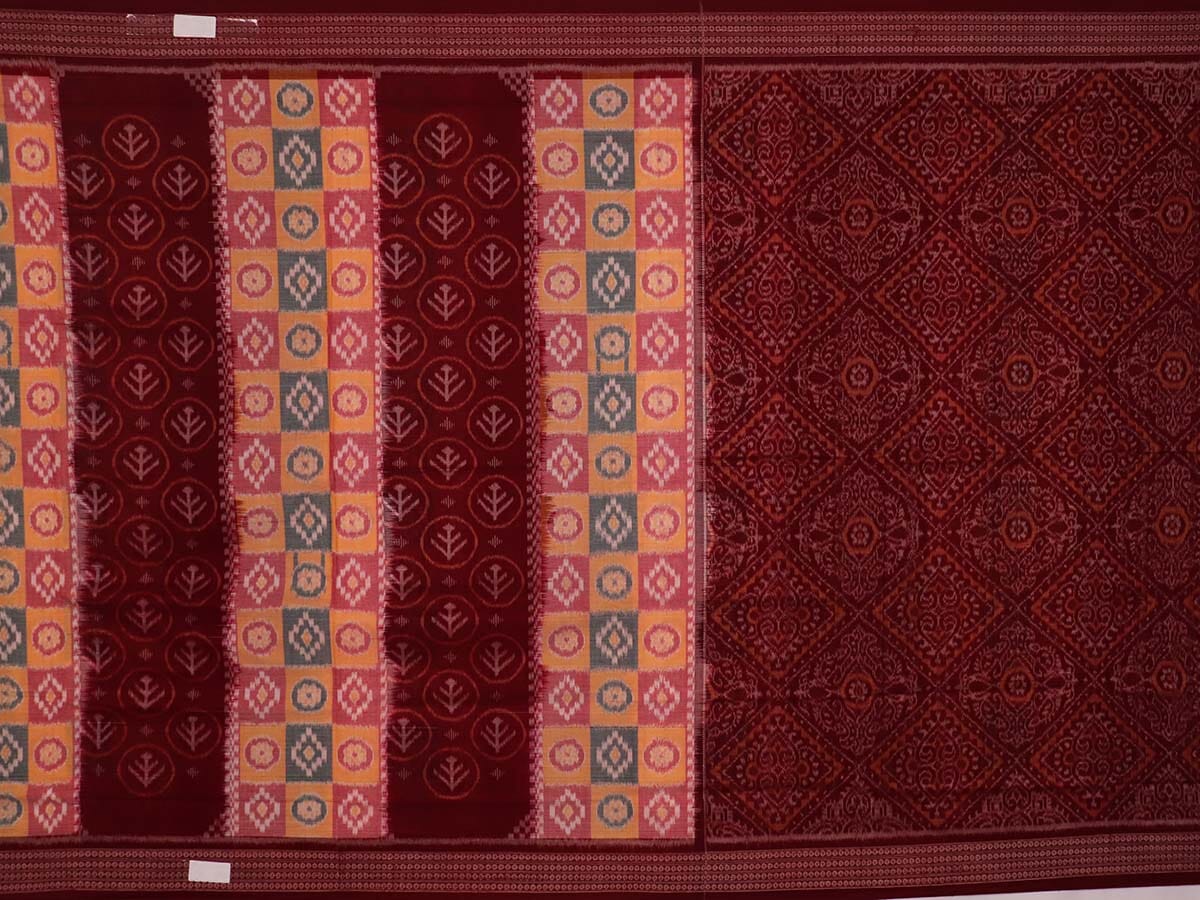 Handloom Sambalpuri Cotton Ikkat Saree Handloom Saree_Sambalpuri Cotton Priyadarshini Handloom 