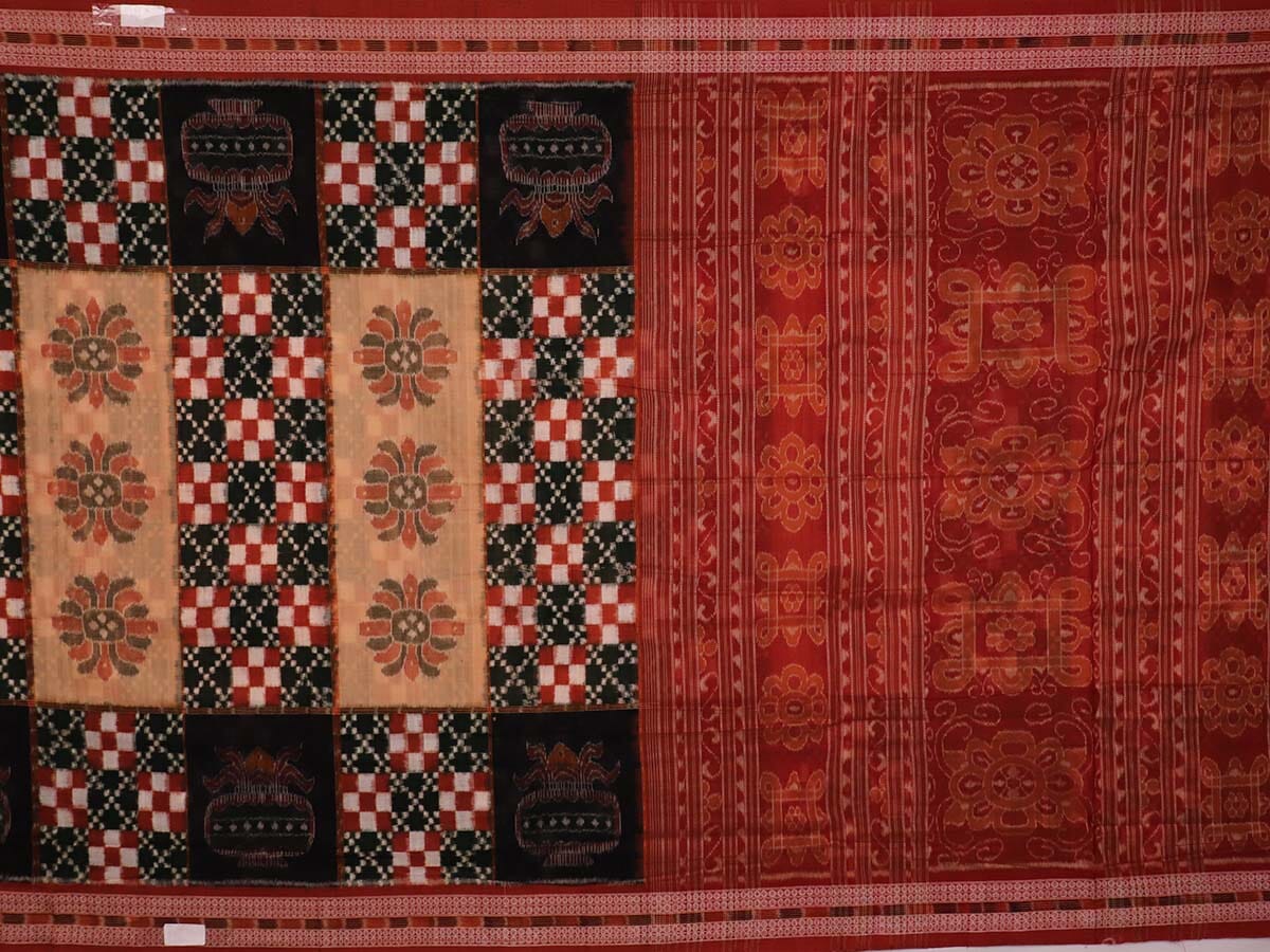 Handloom Sambalpuri Cotton Ikkat Saree Handloom Saree_Sambalpuri Cotton Priyadarshini Handloom 