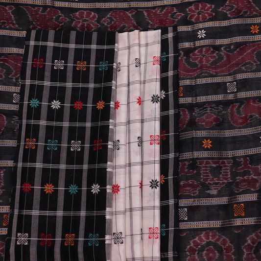 Handloom Sambalpuri Cotton Ikkat Saree Handloom Saree_Sambalpuri Cotton Priyadarshini Handloom 