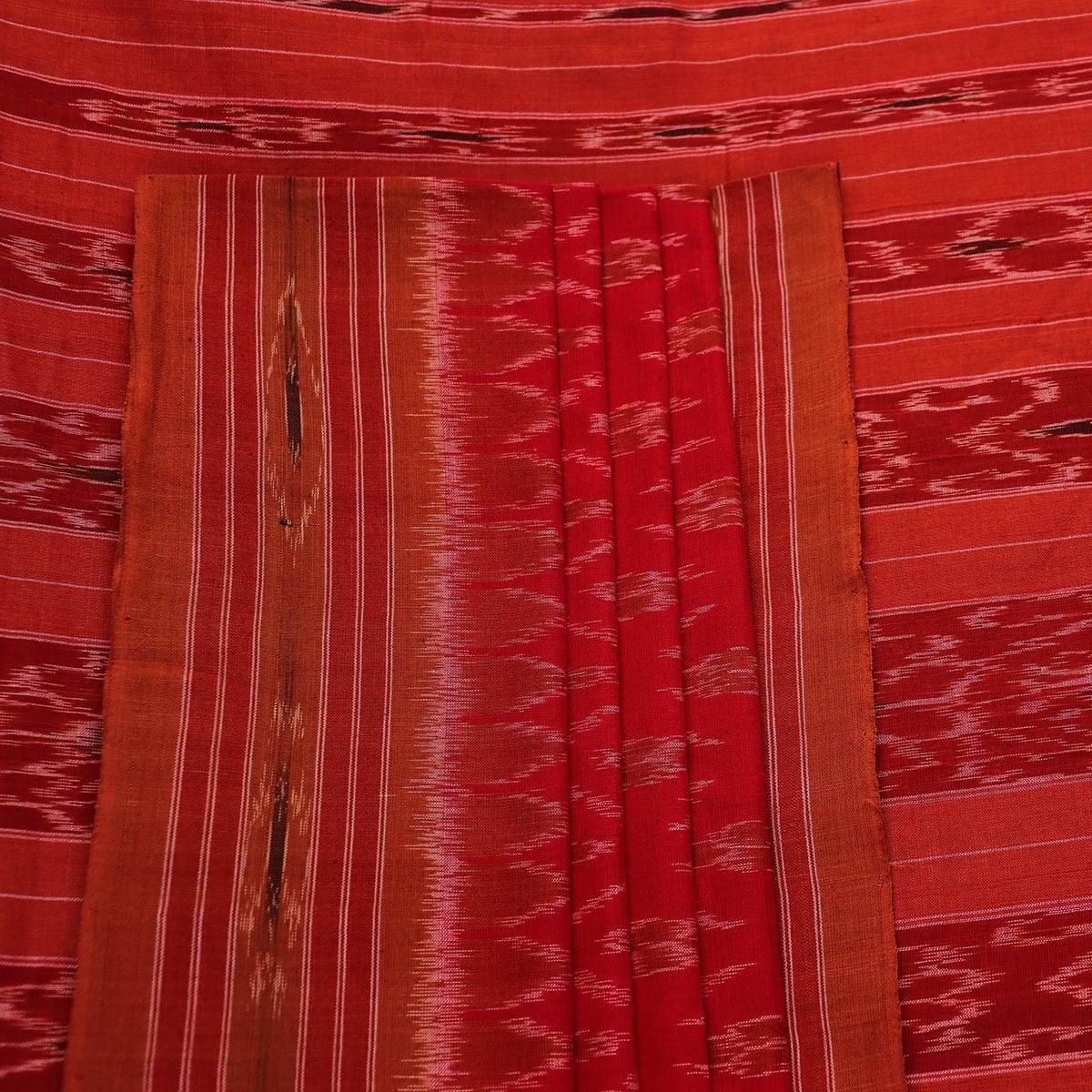 Handloom Sambalpuri Cotton Ikkat Saree Handloom Saree_Sambalpuri Cotton Priyadarshini Handloom 