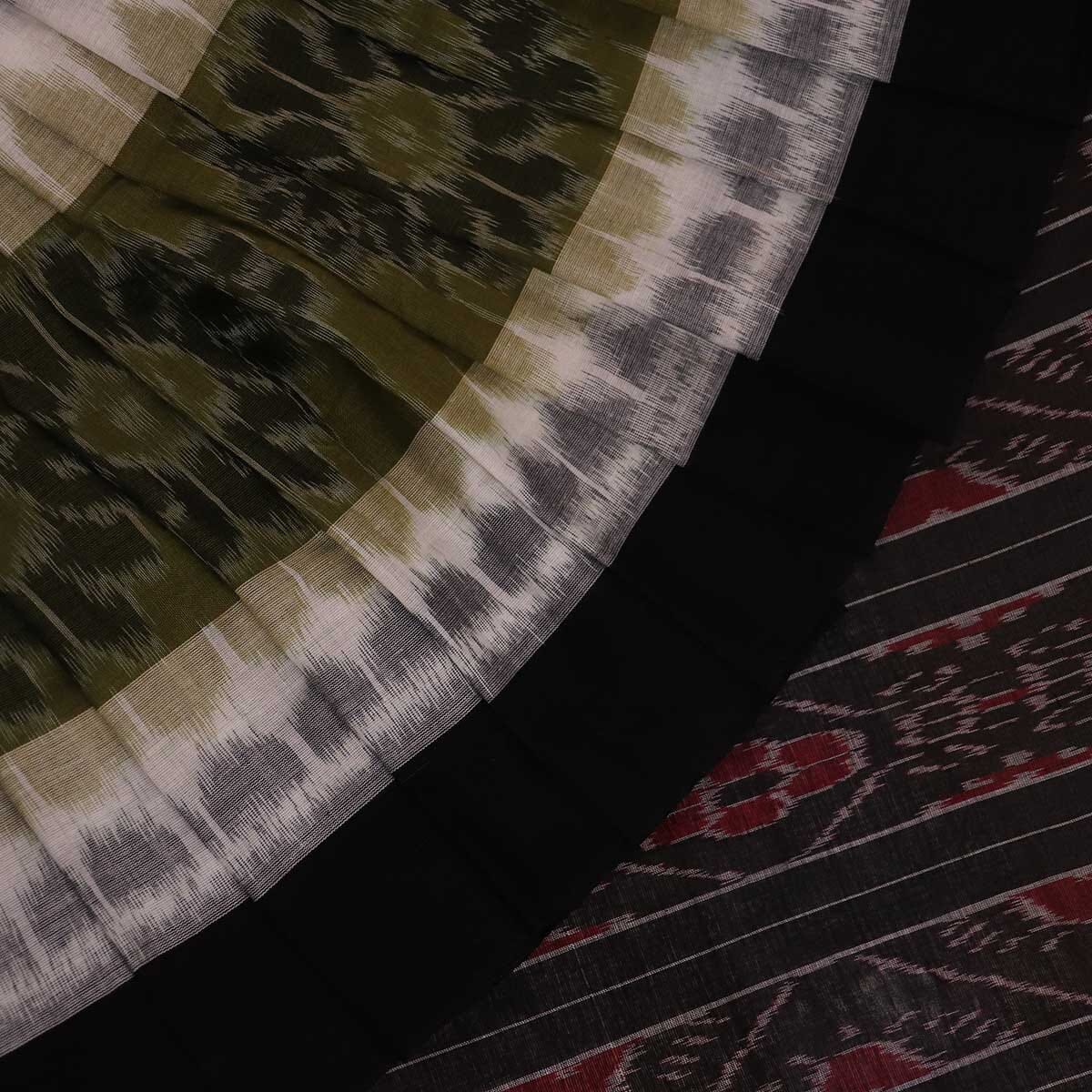 Handloom Sambalpuri Cotton Ikkat Saree Handloom Saree_Sambalpuri Cotton Priyadarshini Handloom 