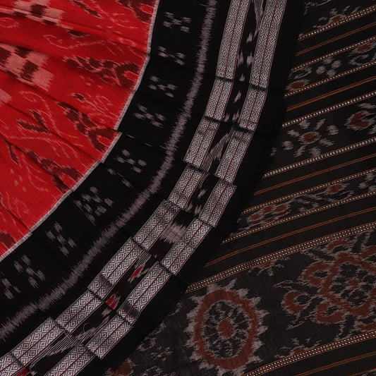Handloom Sambalpuri Cotton Ikkat Saree Handloom Saree_Sambalpuri Cotton Priyadarshini Handloom 