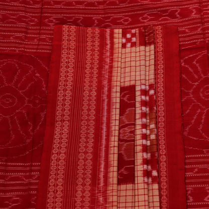 Handloom Sambalpuri Cotton Ikkat Saree Handloom Saree_Sambalpuri Cotton Priyadarshini Handloom 