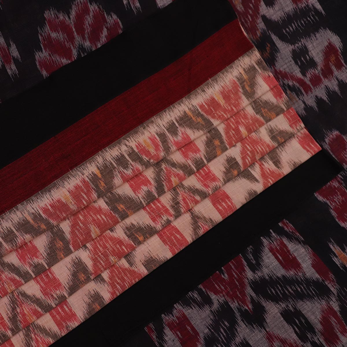 Handloom Sambalpuri Cotton Ikkat Saree Handloom Saree_Sambalpuri Cotton Priyadarshini Handloom 