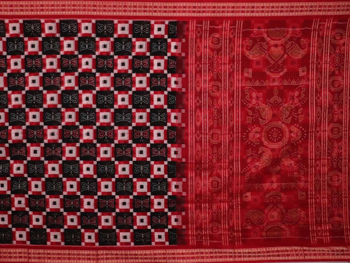 Handloom Sambalpuri Cotton Ikkat Saree Handloom Saree_Sambalpuri Cotton Priyadarshini Handloom 