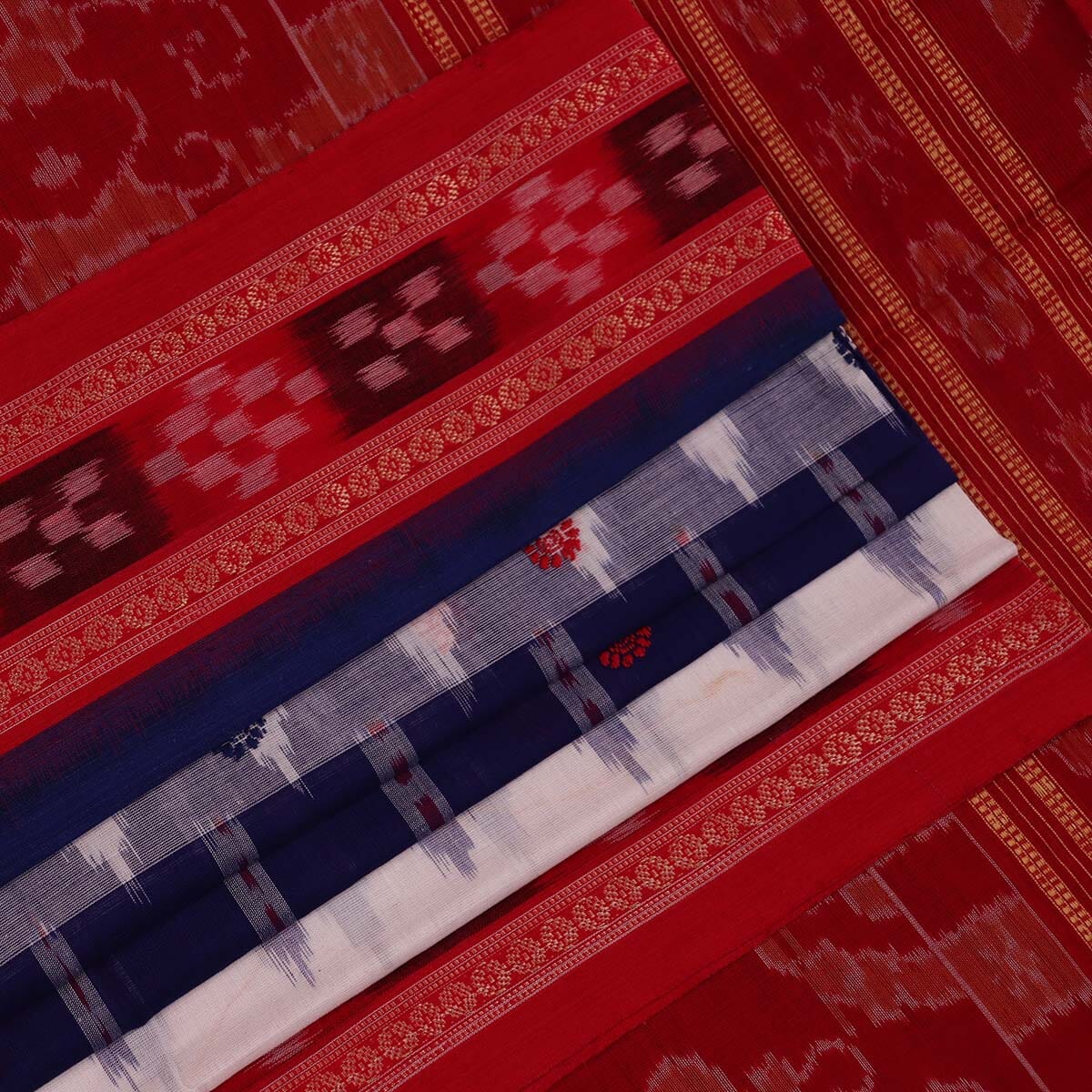 Handloom Sambalpuri Cotton Ikkat Saree Handloom Saree_Sambalpuri Cotton Priyadarshini Handloom 