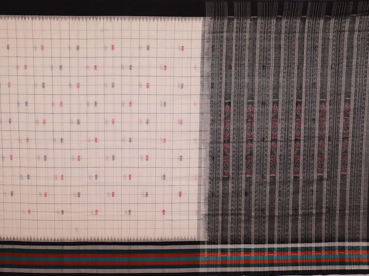 Handloom Sambalpuri Cotton Ikkat Saree Handloom Saree_Sambalpuri Cotton Priyadarshini Handloom 
