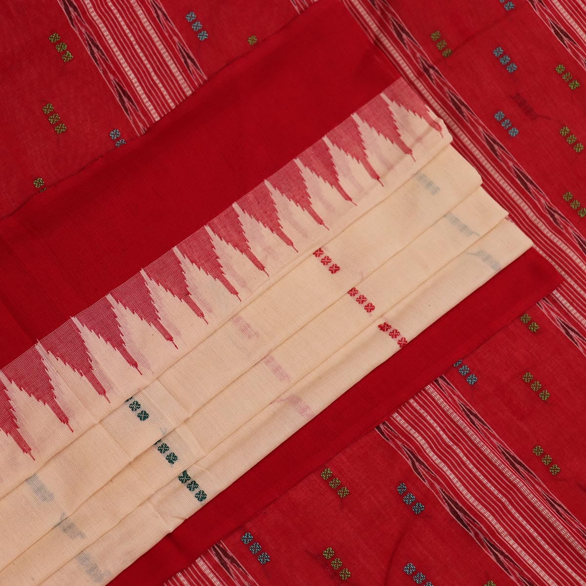 Handloom Sambalpuri Cotton Ikkat Saree Handloom Saree_Sambalpuri Cotton Priyadarshini Handloom 