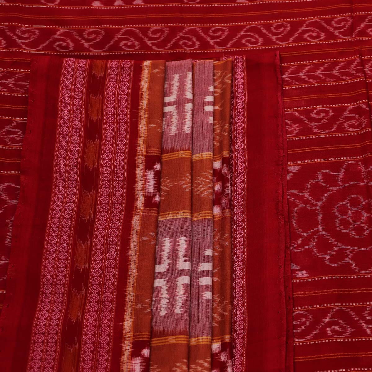 Handloom Sambalpuri Cotton Ikkat Saree Handloom Saree_Sambalpuri Cotton Priyadarshini Handloom 
