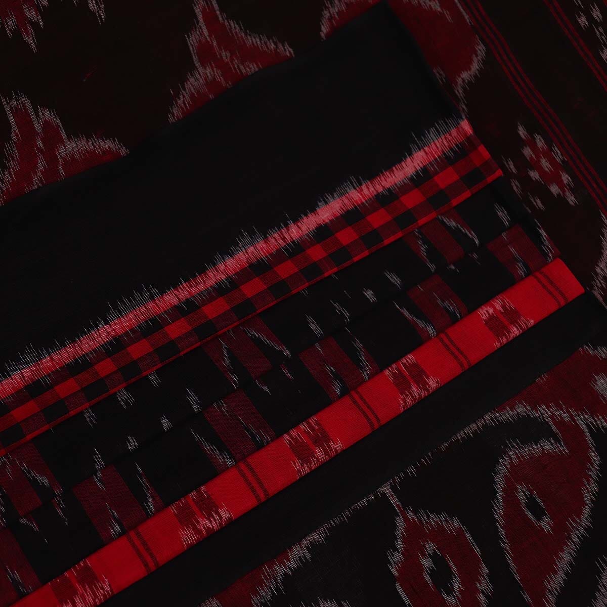 Handloom Sambalpuri Cotton Ikkat Saree Handloom Saree_Sambalpuri Cotton Priyadarshini Handloom 