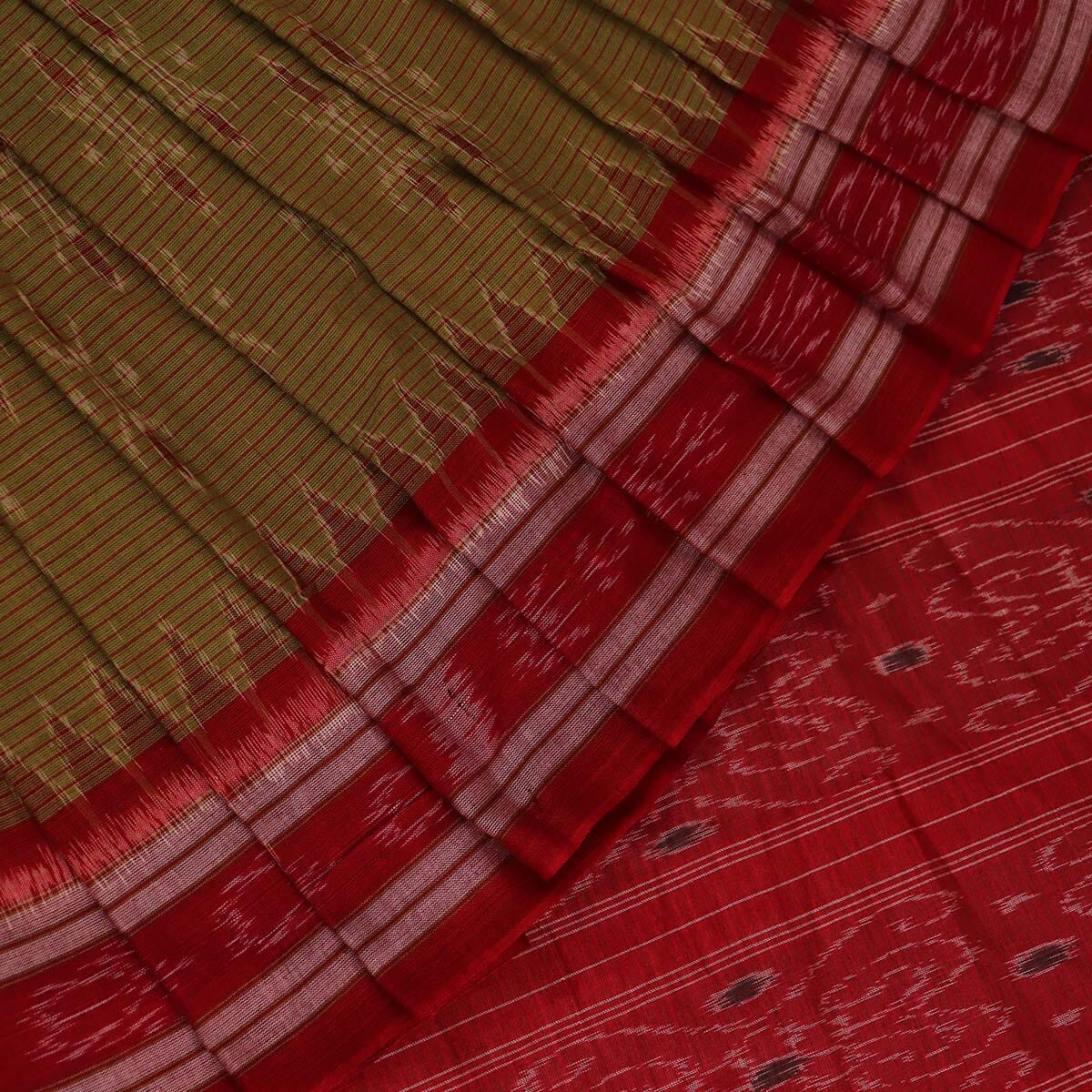 Handloom Sambalpuri Cotton Ikkat Saree Handloom Saree_Sambalpuri Cotton Priyadarshini Handloom 