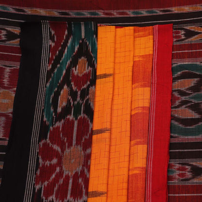 Handloom Sambalpuri Cotton Ikkat Saree Handloom Saree_Sambalpuri Cotton Priyadarshini Handloom 