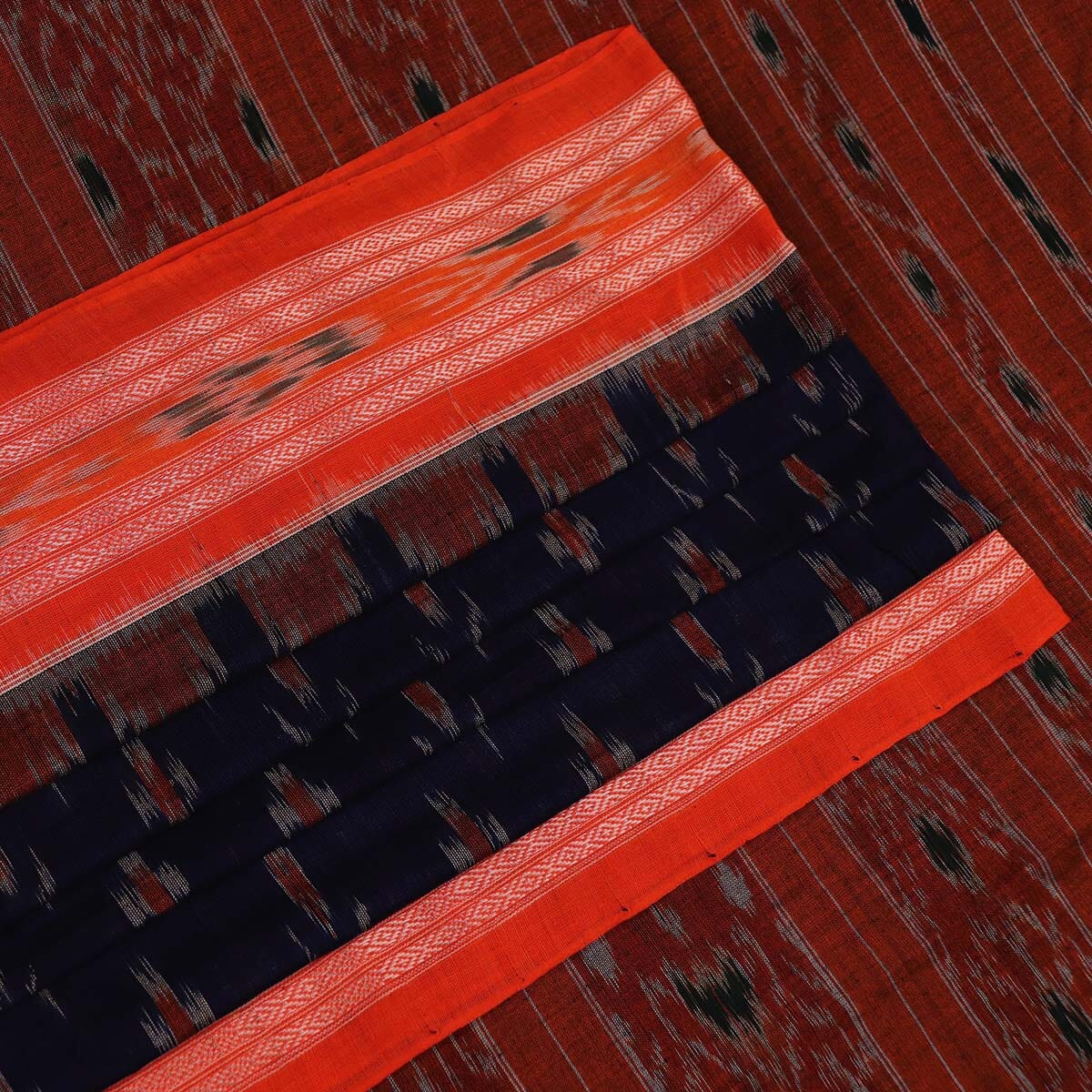 Handloom Sambalpuri Cotton Ikkat Saree Handloom Saree_Sambalpuri Cotton Priyadarshini Handloom 
