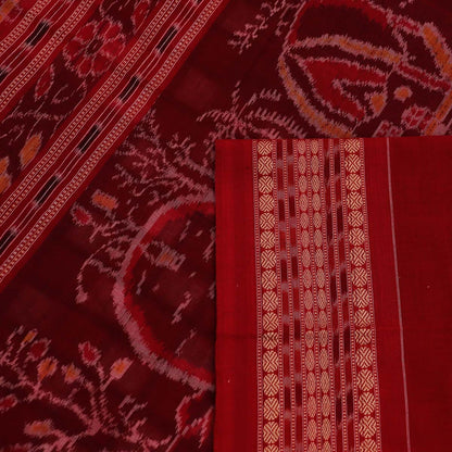 Handloom Sambalpuri Cotton Ikkat Saree Handloom Saree_Sambalpuri Cotton Priyadarshini Handloom 