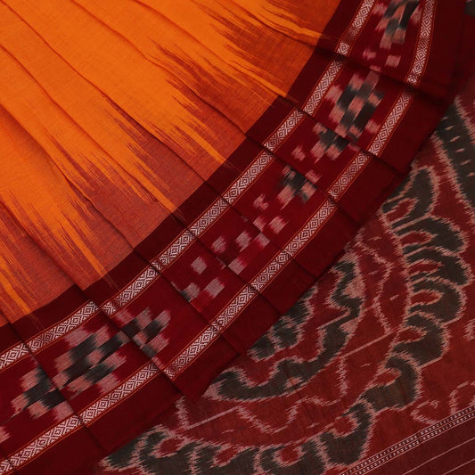Handloom Sambalpuri Cotton Ikkat Saree Handloom Saree_Sambalpuri Cotton Priyadarshini Handloom 