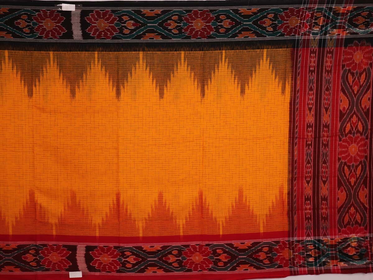 Handloom Sambalpuri Cotton Ikkat Saree Handloom Saree_Sambalpuri Cotton Priyadarshini Handloom 