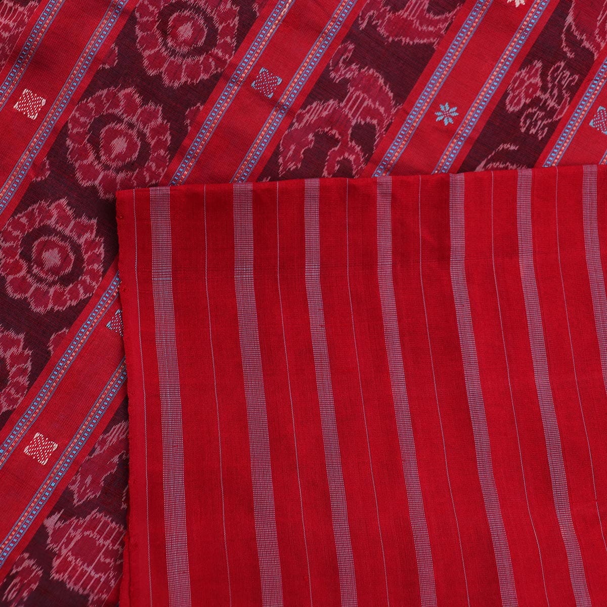 Handloom Sambalpuri Cotton Ikkat Saree Handloom Saree_Sambalpuri Cotton Priyadarshini Handloom 