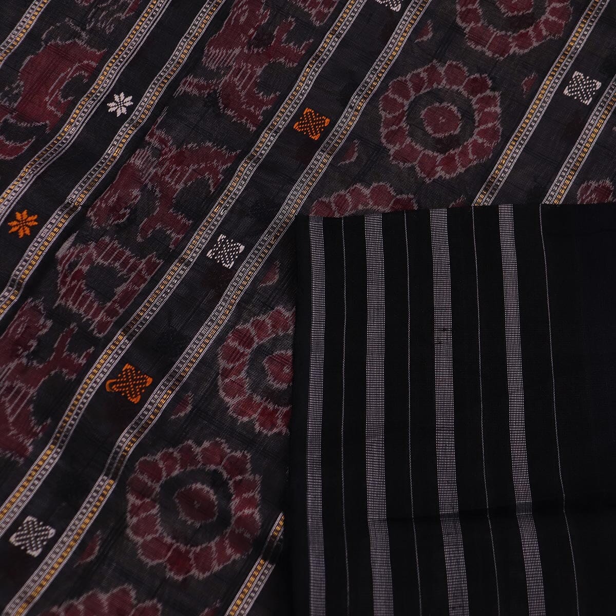 Handloom Sambalpuri Cotton Ikkat Saree Handloom Saree_Sambalpuri Cotton Priyadarshini Handloom 