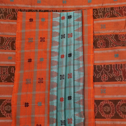 Handloom Sambalpuri Cotton Ikkat Saree Handloom Saree_Sambalpuri Cotton Priyadarshini Handloom 