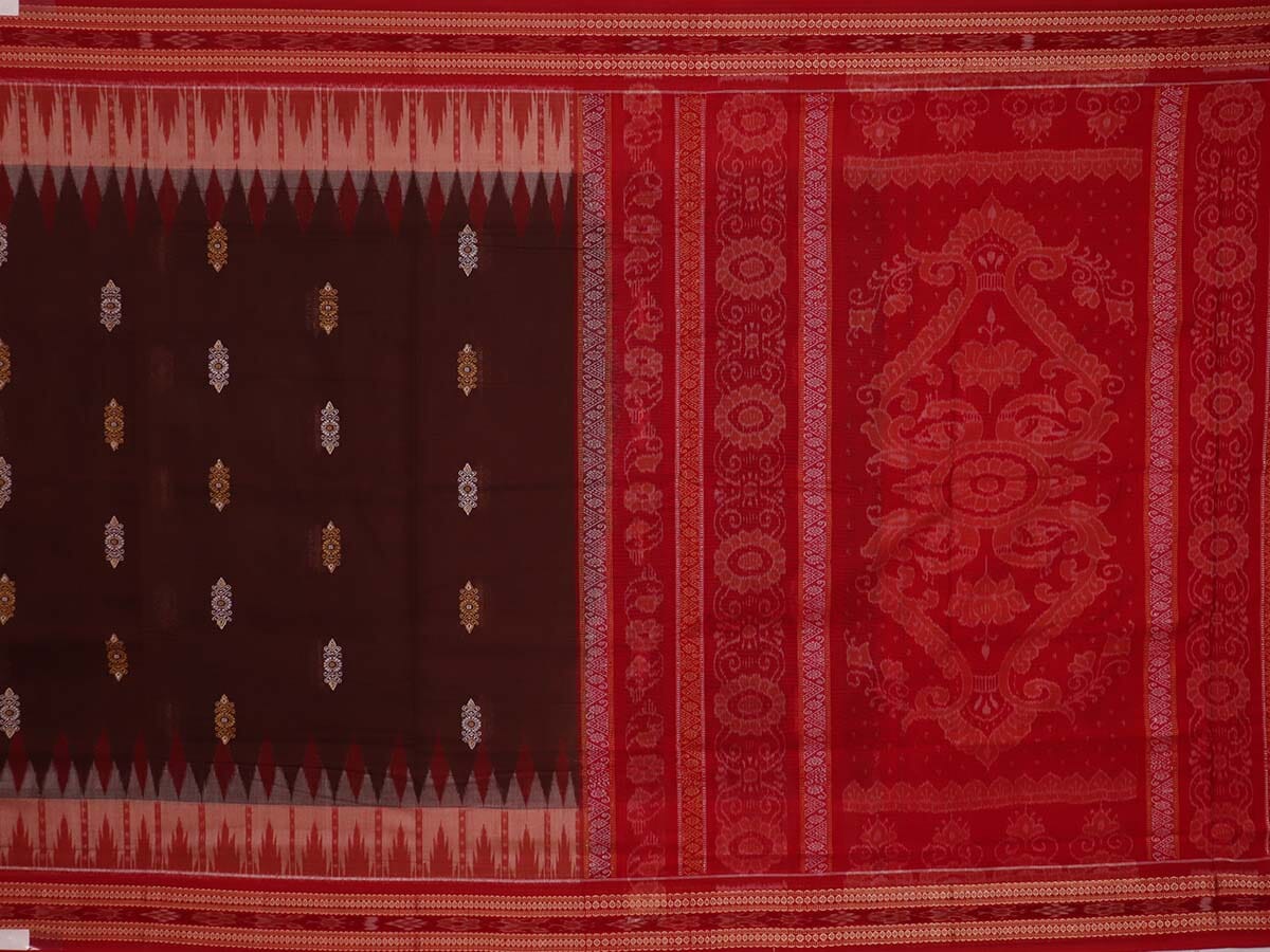 Handloom Sambalpuri Cotton Ikkat Saree Handloom Saree_Sambalpuri Cotton Priyadarshini Handloom 