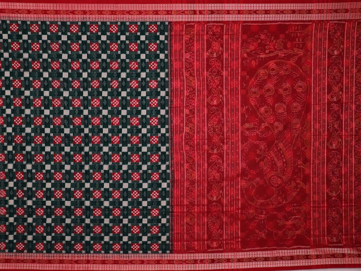 Handloom Sambalpuri Cotton Ikkat Saree Handloom Saree_Sambalpuri Cotton Priyadarshini Handloom 