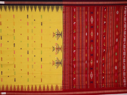 Handloom Sambalpuri Cotton Ikkat Saree Handloom Saree_Sambalpuri Cotton Priyadarshini Handloom 