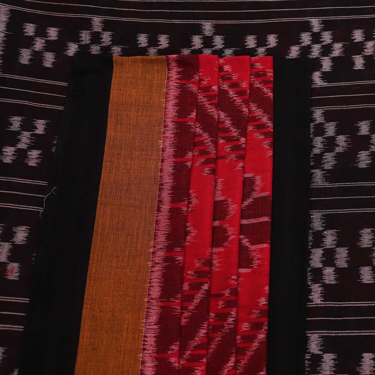 Handloom Sambalpuri Cotton Ikkat Saree Handloom Saree_Sambalpuri Cotton Priyadarshini Handloom 