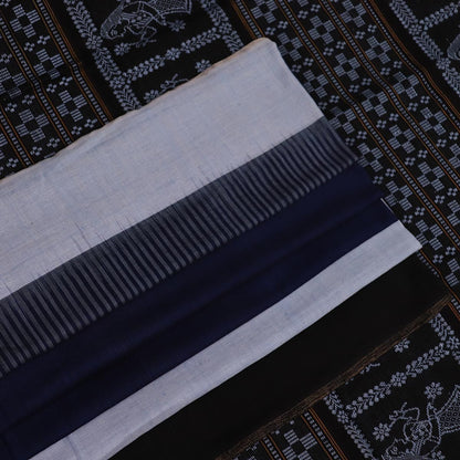 Handloom Sambalpuri Cotton Ikkat Saree Handloom Saree_Sambalpuri Cotton Priyadarshini Handloom 