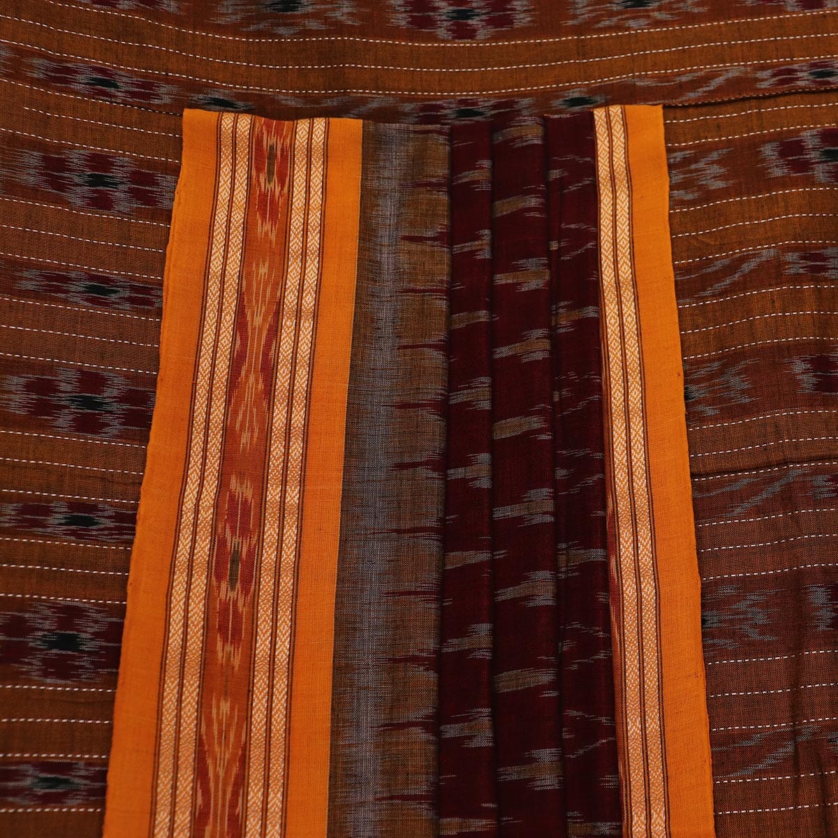 Handloom Sambalpuri Cotton Ikkat Saree Handloom Saree_Sambalpuri Cotton Priyadarshini Handloom 