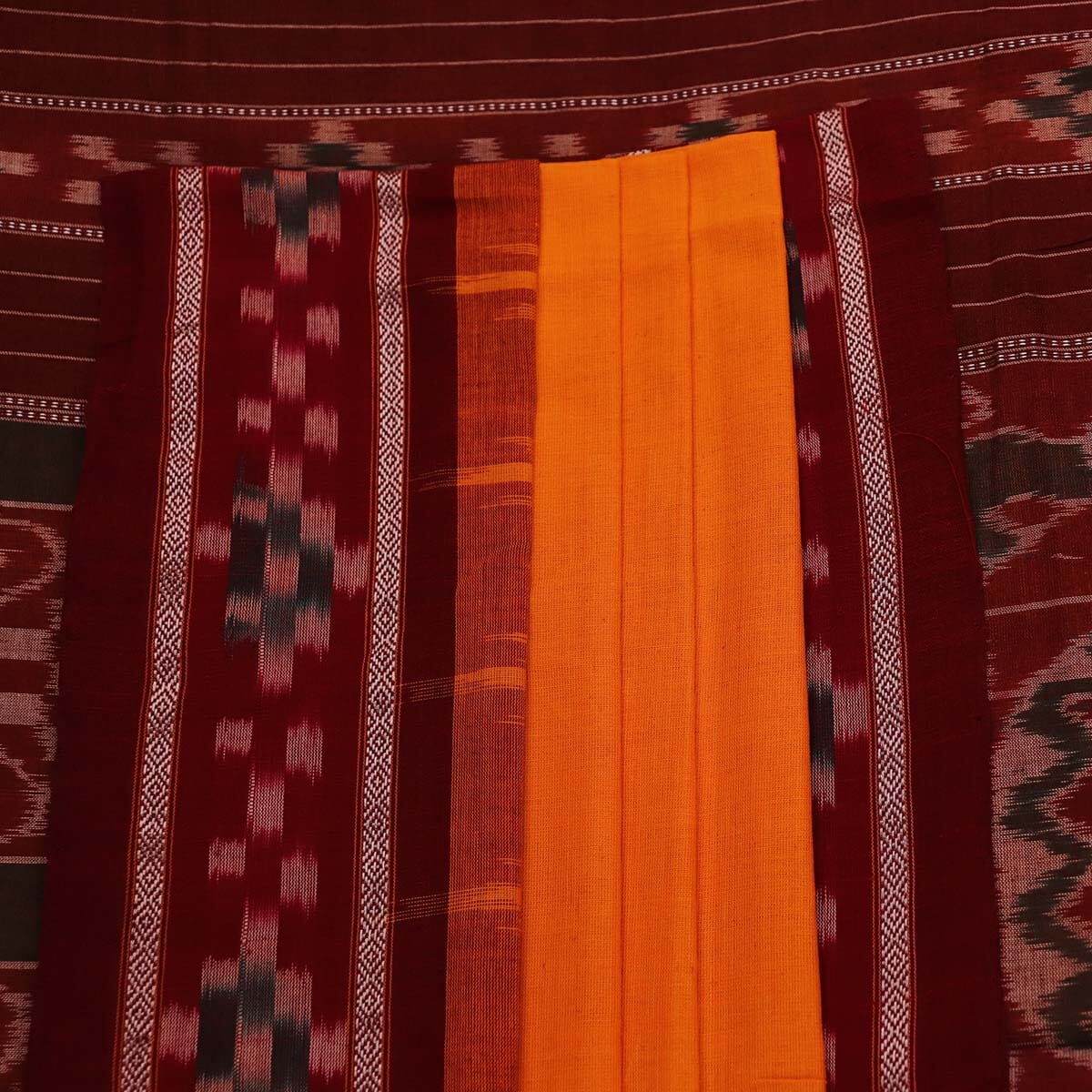 Handloom Sambalpuri Cotton Ikkat Saree Handloom Saree_Sambalpuri Cotton Priyadarshini Handloom 