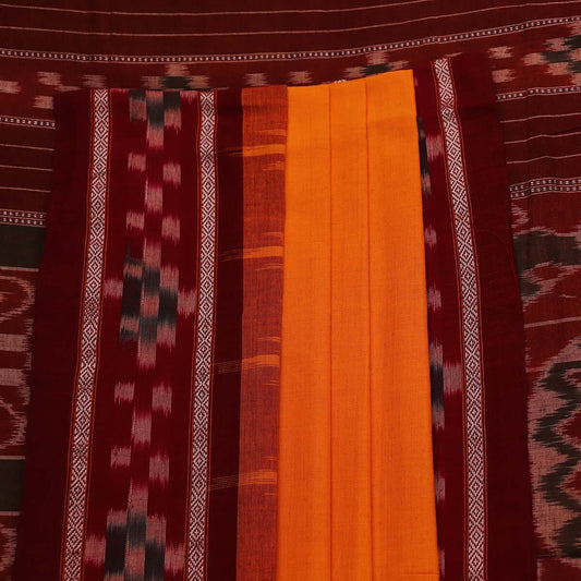 Handloom Sambalpuri Cotton Ikkat Saree Handloom Saree_Sambalpuri Cotton Priyadarshini Handloom 