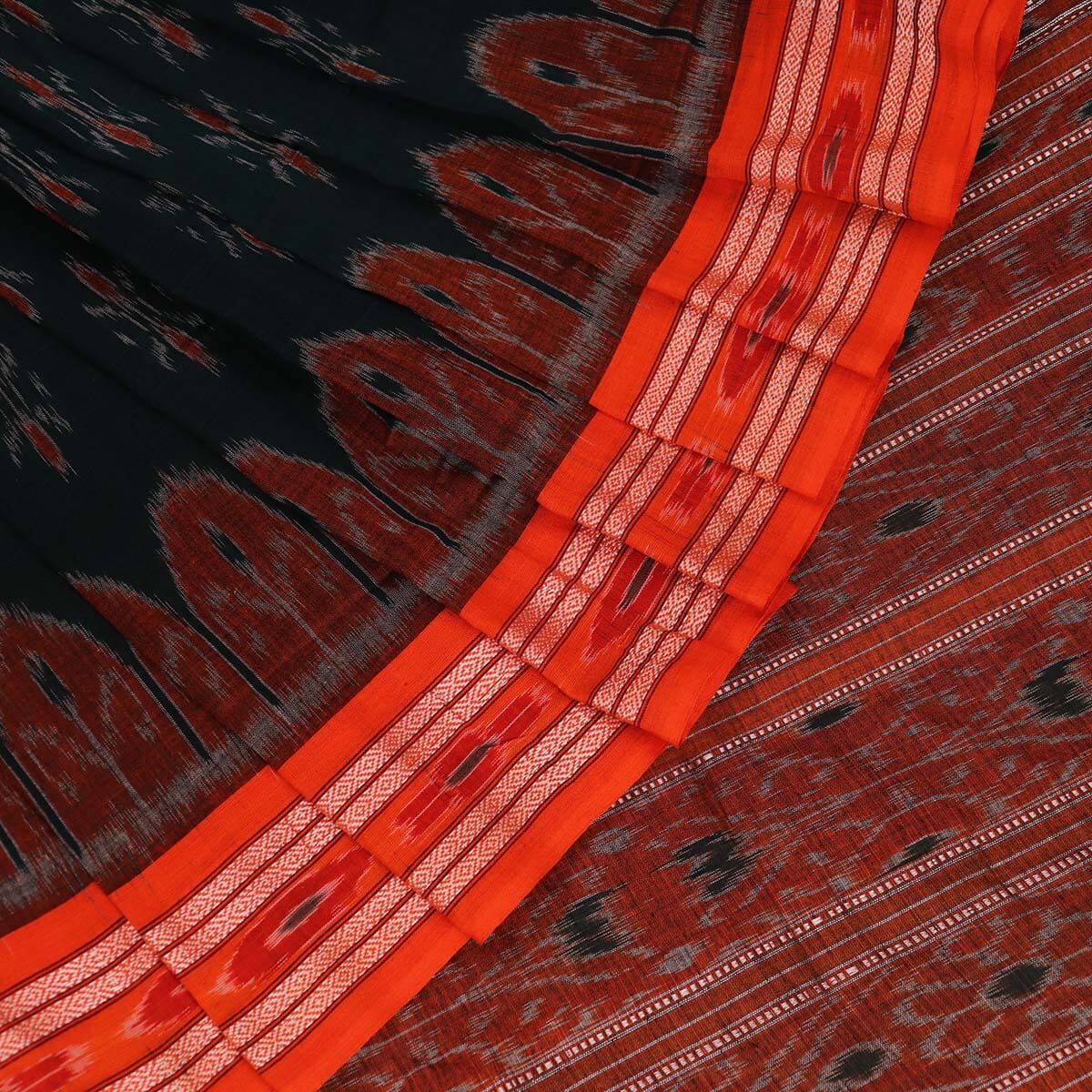 Handloom Sambalpuri Cotton Ikkat Saree Handloom Saree_Sambalpuri Cotton Priyadarshini Handloom 
