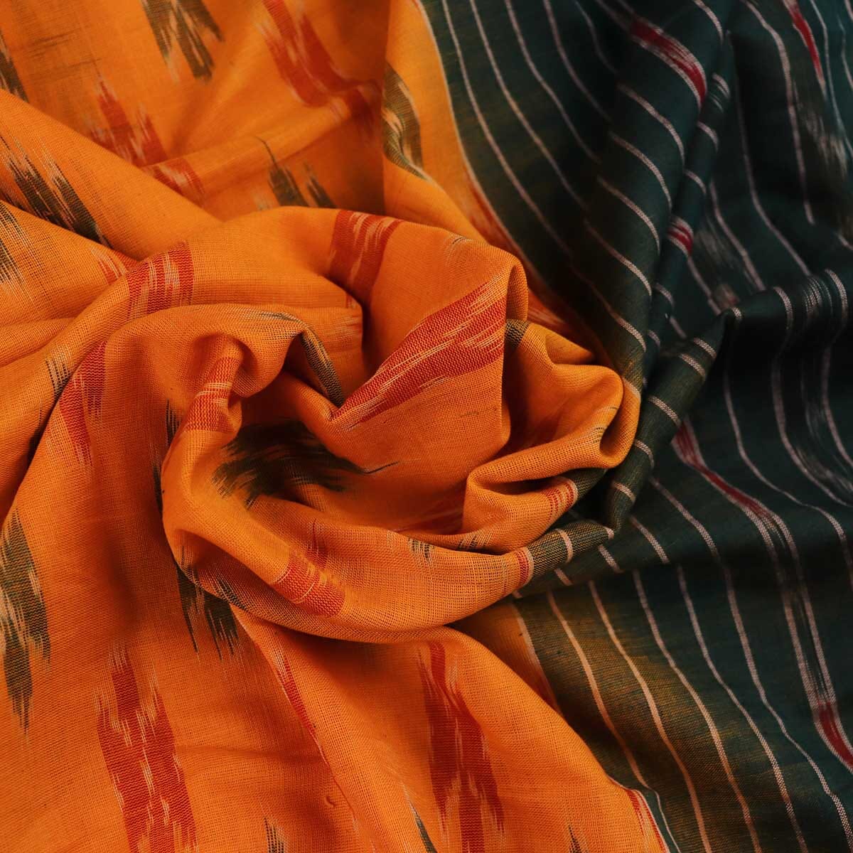 Handloom Sambalpuri Cotton Ikkat Saree Handloom Saree_Sambalpuri Cotton Priyadarshini Handloom 