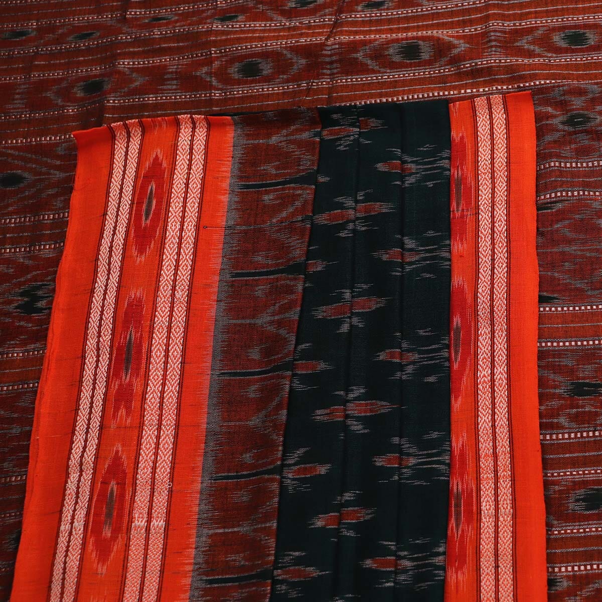 Handloom Sambalpuri Cotton Ikkat Saree Handloom Saree_Sambalpuri Cotton Priyadarshini Handloom 