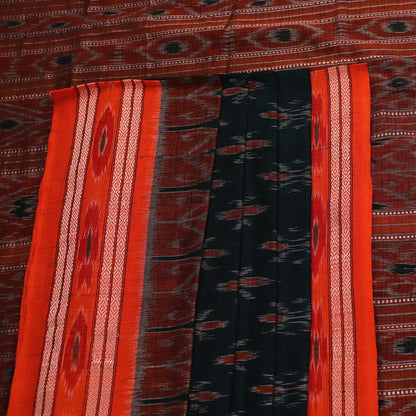 Handloom Sambalpuri Cotton Ikkat Saree Handloom Saree_Sambalpuri Cotton Priyadarshini Handloom 
