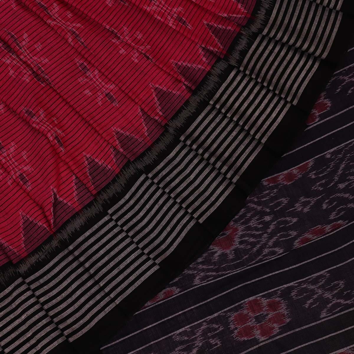 Handloom Sambalpuri Cotton Ikkat Saree Handloom Saree_Sambalpuri Cotton Priyadarshini Handloom 