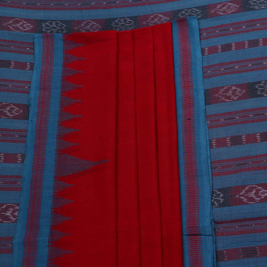 Handloom Sambalpuri Cotton Ikkat Saree Handloom Saree_Sambalpuri Cotton Priyadarshini Handloom 