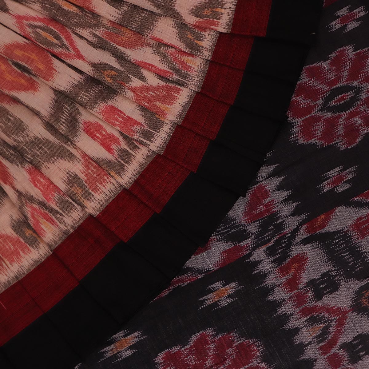 Handloom Sambalpuri Cotton Ikkat Saree Handloom Saree_Sambalpuri Cotton Priyadarshini Handloom 