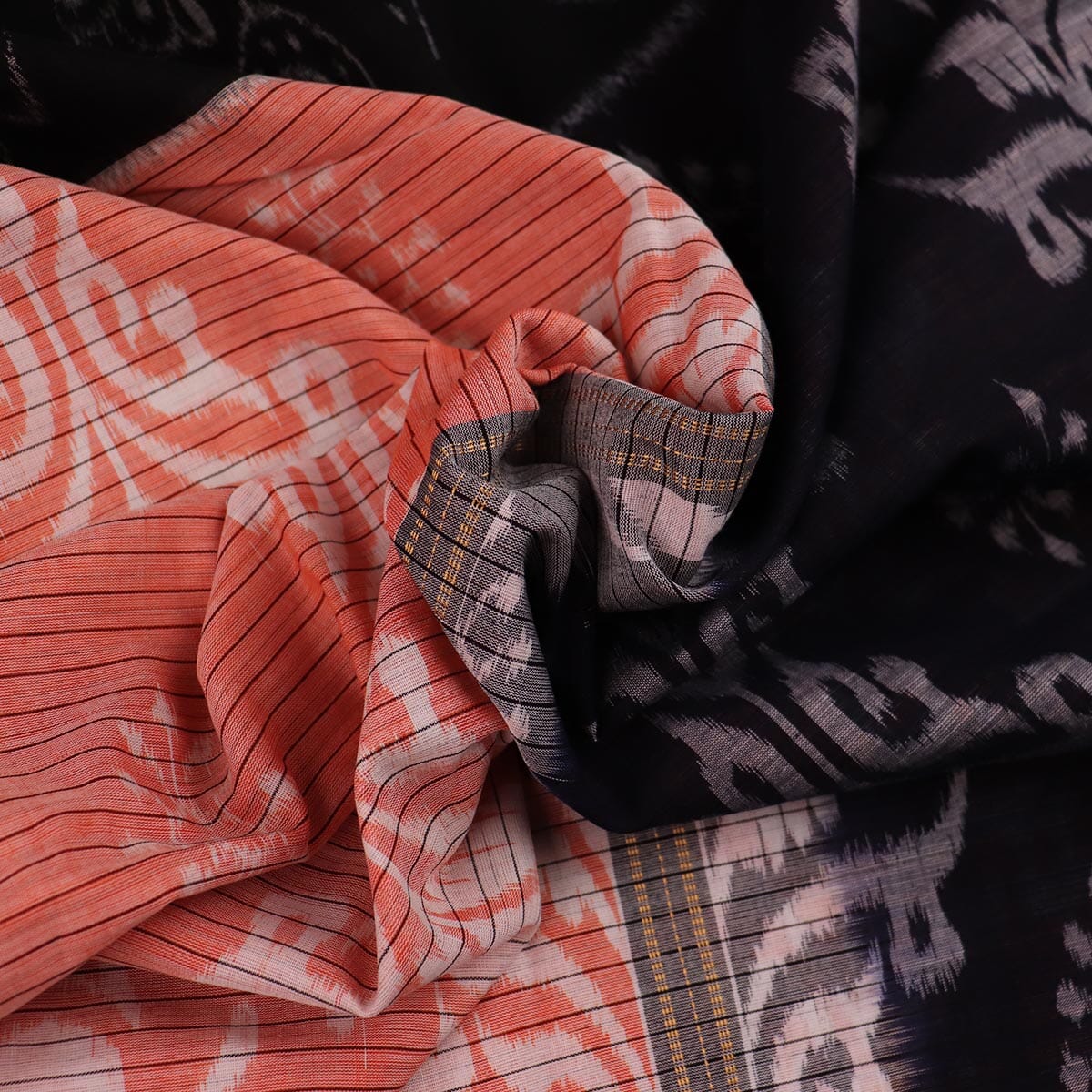 Handloom Sambalpuri Cotton Ikkat Saree Handloom Saree_Sambalpuri Cotton Priyadarshini Handloom 