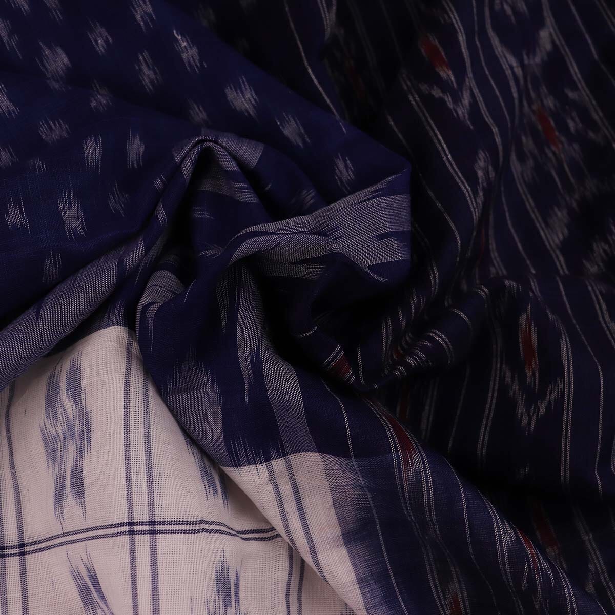 Handloom Sambalpuri Cotton Ikkat Saree Handloom Saree_Sambalpuri Cotton Priyadarshini Handloom 